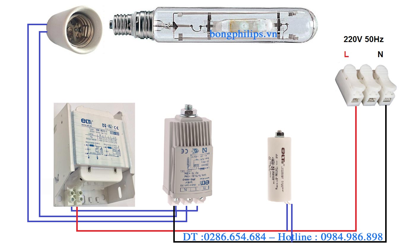 cach dau noi den cao ap philips