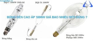 bong den cao ap 1000w gia bao nhieu