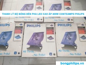 BONG DEN PHA LED 400W CONTEMPO CHUYEN DUNG NHA XUONG SAN BONG