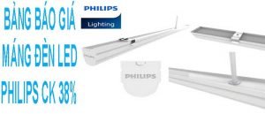 bang bao gia mang den led philips