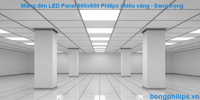 chieu sang mang den led panel philips