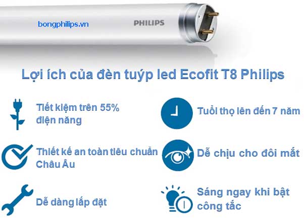 Ecofit LED TUBE 16W 740 765 T8 AP SL G