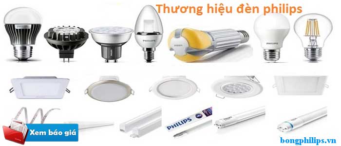 bảng giá bóng đèn led philips