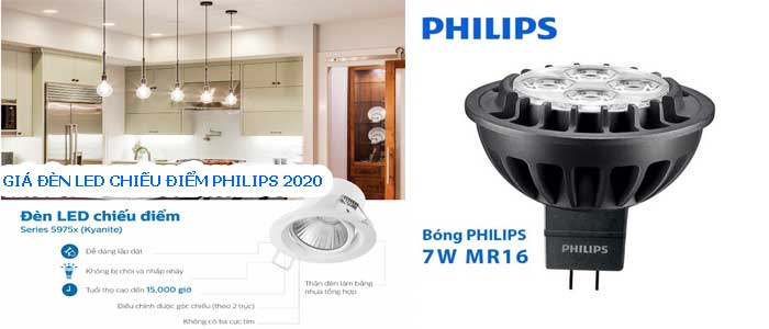 gia den led chieu diem philips 2020