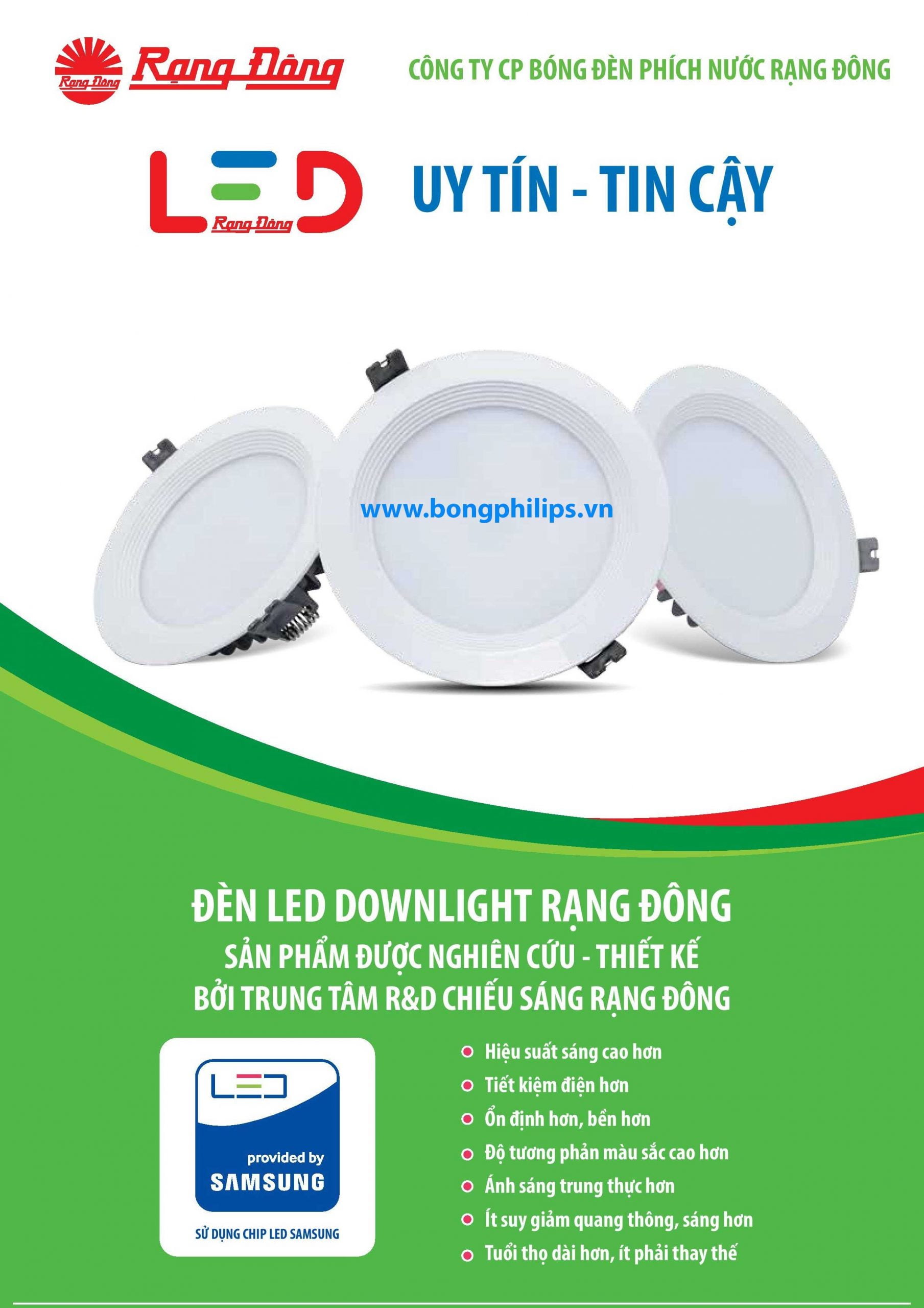 den led downlight rang dong 9w scaled